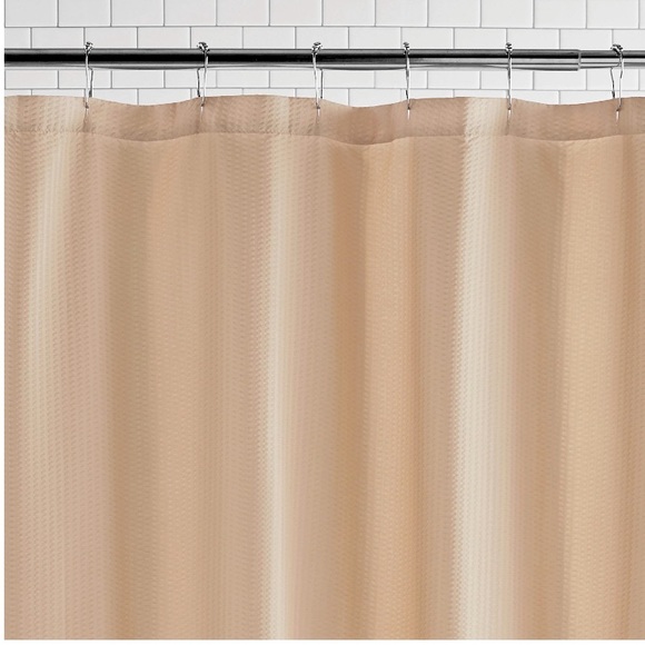 Tan Fabric Shower Liner, 70" x 72", Mainstays Water-Repellent - Picture 1 of 4